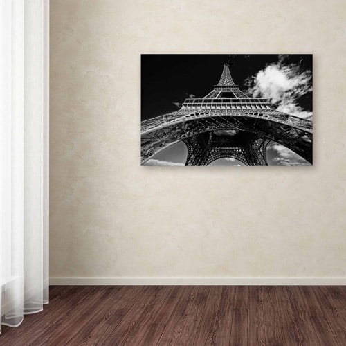 Trademark Fine Art "Paris Eiffel Tower 1" Canvas Art by Yale Gurney