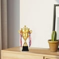 thumbnail image 1 of Premio Trofeo Accesorios con recompensas base Trofeos pequeños para niños Premio de recuerdo para la escuela Fútbol Béisbol Deportes Campeonatos 29cm CUTICAT Trofeo de premio, 1 of 8