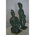 thumbnail image 3 of Pair of Japanese Warriors Made of Jade -  Size: 6"L x 5"W x 17"H., 3 of 8