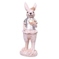 thumbnail image 1 of Estatua de conejo de Pascua, figura de conejo, escultura de animal, adorno de mesa para escritorio Corazón de oro, 1 of 9