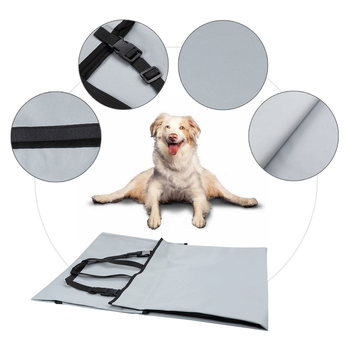 CoastaCloud Pet Rear Bench Seat Cover Waterproof Car for Pets Dog