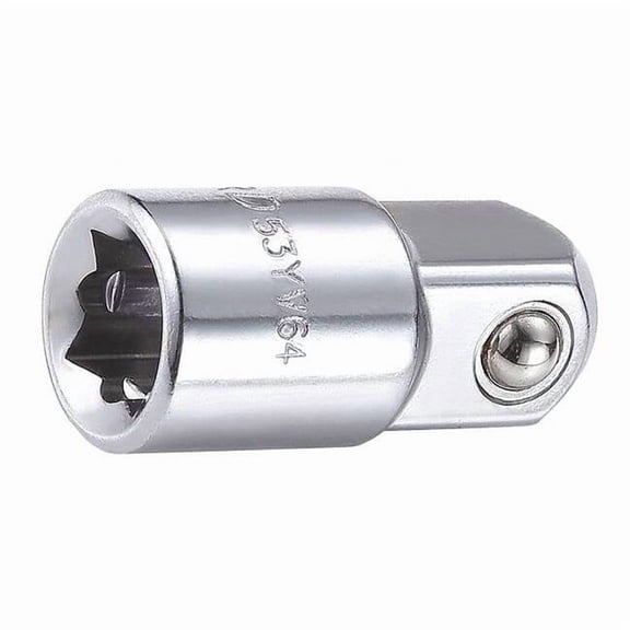 Westward Socket Adapter,3/8" Drive,1-1/2" L 53YV64