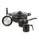 thumbnail image 1 of Batería de Cocina Casamoda 5 piezas Negra con Duraflon  de Alto Rendimiento, 1 of 4