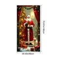 thumbnail image 3 of Christmas Themed Elastic Door Cover For Outdoor Decor, Large Format Holiday Banner For Porch, Wall, And Indoor Party Background Displays, 3 of 6