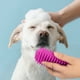 thumbnail image 5 of Cepillo de baño de goma para perros y gatos, suave con pelo largo y corto, impermeable, plegable y portátil, con mango de metal. Ideal para el baño de perros y gatos de todos los tamaños., 5 of 8