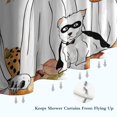 thumbnail image 6 of Halloween Dogs in Ghost Costumes Shower Curtain 72"x72" ,Bathroom Decorative Shower Curtains Set with 12 Hooks,Modern Waterproof Washable Shower Curtain, 6 of 6