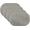 Grey, variant on Set of 6 Waffle Weave Placemats Non Slip Oval Place Mats, Red