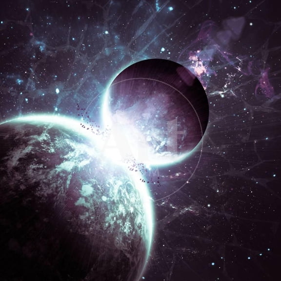 Beautiful Space Background, Unframed Photographic Print Wall Art by Forplayday Sold by Art.Com