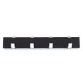 thumbnail image 4 of Richelieu Nh1182144 Quadruple Robe Hook Rack - Black, 4 of 4