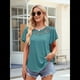 thumbnail image 4 of Camisas de Corta para Mujer, Blusas Elegantes de Encaje para Verano 2025, Camisetas Casuales de Moda, Blusas Lindas. Lago Azul L, 4 of 8