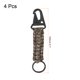 thumbnail image 2 of Uxcell Llavero de Paracord, Paquete de 4 Lanyard trenzado Clip de llave llaveros de supervivencia Camuflaje, 2 of 6