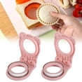 thumbnail image 1 of Huayishang Cake Mould 2pc Sandwich Cutter And Sealer 2024 New Crustless Sandwich Maker Crustless Sandwich Cutter Shapes Upgrade Bread Sandwich Cutter Circle Square Lunch Box, 1 of 9