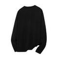 thumbnail image 4 of RongHuan Men's Striped Sweatshirt Lightweight Crewneck T-Shirt Long Sleeve Cotton Tshirt Soild Color Shirts, 4 of 7