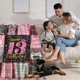 thumbnail image 3 of 13 Year Old Girl Birthday Gifts,Teenage Girls 13th Birthday Gifts Throw Blanket 5,Happy 13th Birthday Decorations Blanket for Girls,Birthday Gifts for 13 Year Old Girl Daughter Bestie Sister, 3 of 7