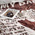 thumbnail image 4 of LHSHID Gifts for Dad from Daughter to My Dad Blanket Best Gift for Fathers Day Birthday Christmas Valentines Day Bday Present Idea for Father Husband Men Him Healing Thoughts Throw Blanket 30"x40", 4 of 7