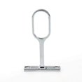 thumbnail image 3 of Rannb Oval Closet Rod Support Zinc Alloy Rod Middle Support - 8pcs, 3 of 4
