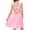Misty Pink, variant on Arshiner Girls Summer Dresses Square Neck Ruffle Sleeve Tie Back A-Line Swing Casual Midi Dress with Pockets