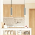 thumbnail image 3 of 46751-90 Livex Lighting Ardmore - 1 Light Pendant in Mid Century Modern Style - 5.13 Inches wide by 16.5 Inches high-Shiny Light Gray Finish, 3 of 8