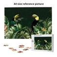 thumbnail image 6 of Sikiie Palm Leaves And Exotic Birds Puzzle, Jigsaw Puzzles, Jigsaw Puzzles 1000 Pieces, Custom Jigsaw Puzzle for Adults (29.5×19.7in, Horizontal), 6 of 9