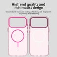 thumbnail image 2 of Allytechgroup for Apple iPhone 15 Pro Protective Case, [Compatible with Magsafe] Magnetic Back Cover PC+TPU Anti-Scratch Shock-Absorbent Anti-Fingerprint Matte Lightweight Non-Slip, Rose, 2 of 7