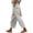 White, variant on DeHolifer Women's Pants Plus Size Elastic Waisted Drawstring Strip Printed Wide Leg Casual Loose Trousers with Pocket Watermelon Red 3XL