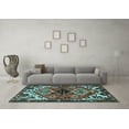 thumbnail image 3 of Ahgly Company Indoor Rectangle Persian Light Blue Traditional Area Rugs, 6' x 9', 3 of 4