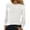 White#9527, variant on CONZONE Women's Lace Mesh T-Shirts Long Sleeve See Through T Shirts for Women Casual Crew Neck Sequined Lightweight Tees Soft Cozy Dailywear