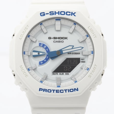 Pre-Owned CASIO GSHOCK ANALOG DIGITAL 2100 Series GA2100HDS7A1JF Men's Watch, White,...