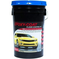 EPOXY-COAT - High Performance DIY Epoxy Floor Coating "Standard" Full Kit (Clear), 3.0 gal, covers up to 500sf or 2 Car Garage