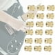 thumbnail image 3 of Virolas de cuerda de repuesto, GE30 18 piezas Virola de cuerda eléctrica dorada Virola de guitarra Calidad en la que puede confiar, 3 of 8