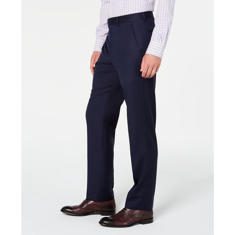 Lauren Ralph Lauren Men's Classic-Fit Stretch Suit Pants Navy B4HP