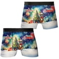 thumbnail image 3 of Merry Christmas and Happy New Year Santa Boxer Holiday Xmas Winter 2025 All Over Print Boxer Briefs Underwear for Men Dad Boxers Dog Lover Gifts Idea - 00024, 3 of 6