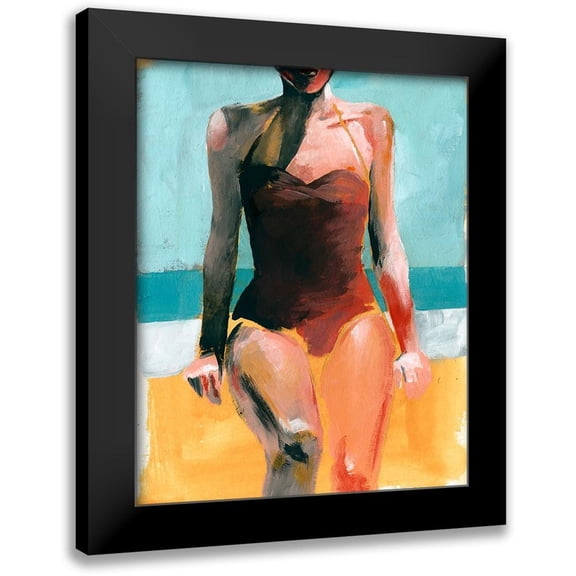 Parker, Jennifer Paxton 12x14 Black Modern Framed Museum Art Print Titled - Vintage Swim II