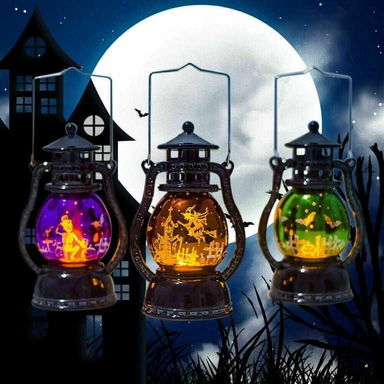 Led Vintage Lantern Flickering Flame, Decorations Indoor/outdoor