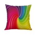 thumbnail image 1 of silk pillowcase for hair and skin,New Dynamic Ripple Vortex Seven Color Creative Pillow Linen Pillowcase body pillow pillowcase, 1 of 1