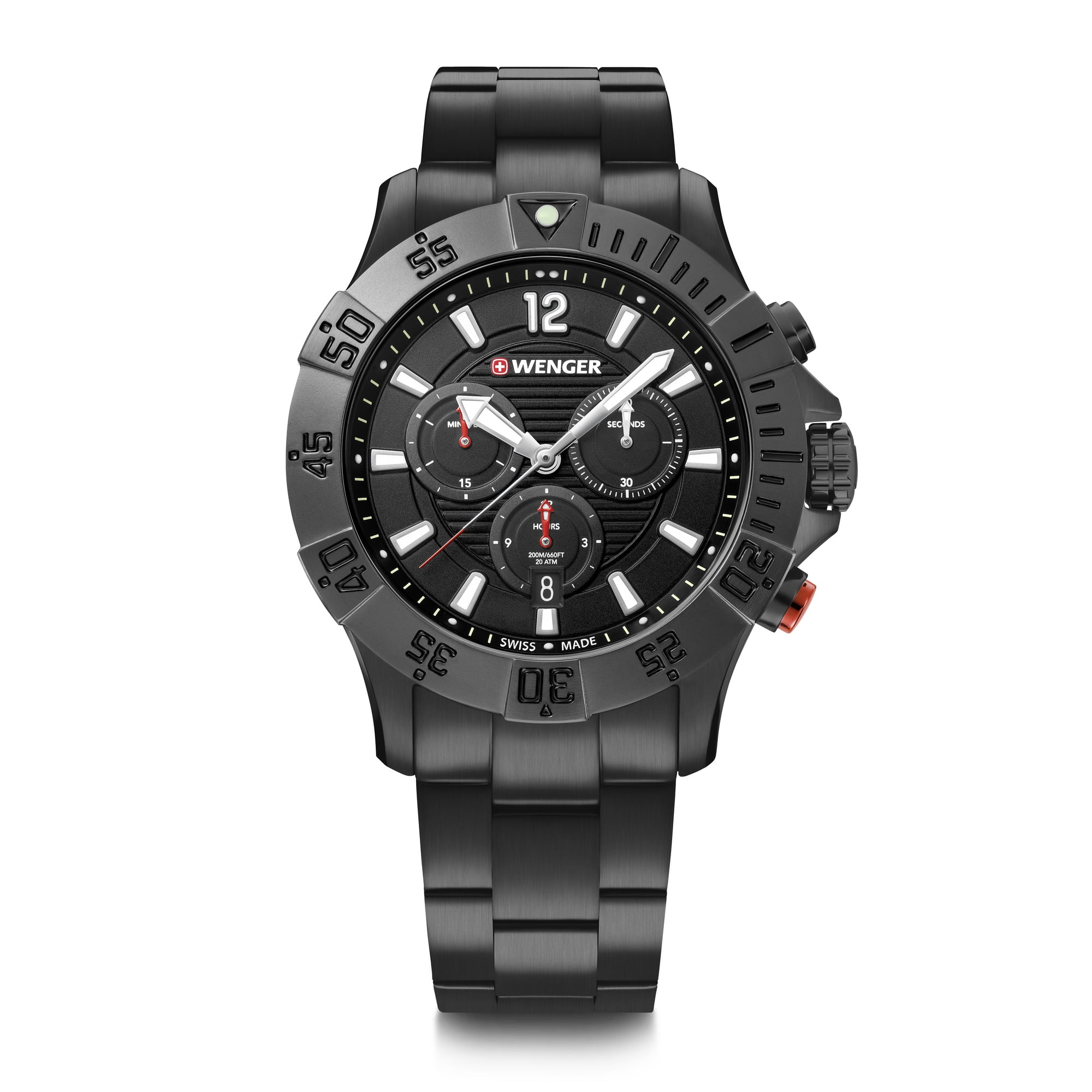 Wenger Men's Swiss Made AquaGraph 1000 Meter Deep Diver 72237