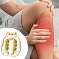 thumbnail image 5 of EHJRE Leg Massager Roller Calf Massage Tool Handheld 360 Degree Leg Clamp Deep Tissue Massage for Sports Indoor Fitness Gym Friends Yellow, 5 of 5