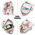 thumbnail image 5 of FORMRS Mini Backpack Purse for Women Quilted Travel Daypack Casual Shoulder Bag, Strawberry Ice Cream Pattern, 5 of 7