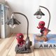 thumbnail image 2 of Figuras de acción de los vengadores de resina, lámpara de noche de Spider Man para dormitorio de niños, luz Led de noche para niños, regalo creativo de Navidad Gong Bohan LED, 2 of 2