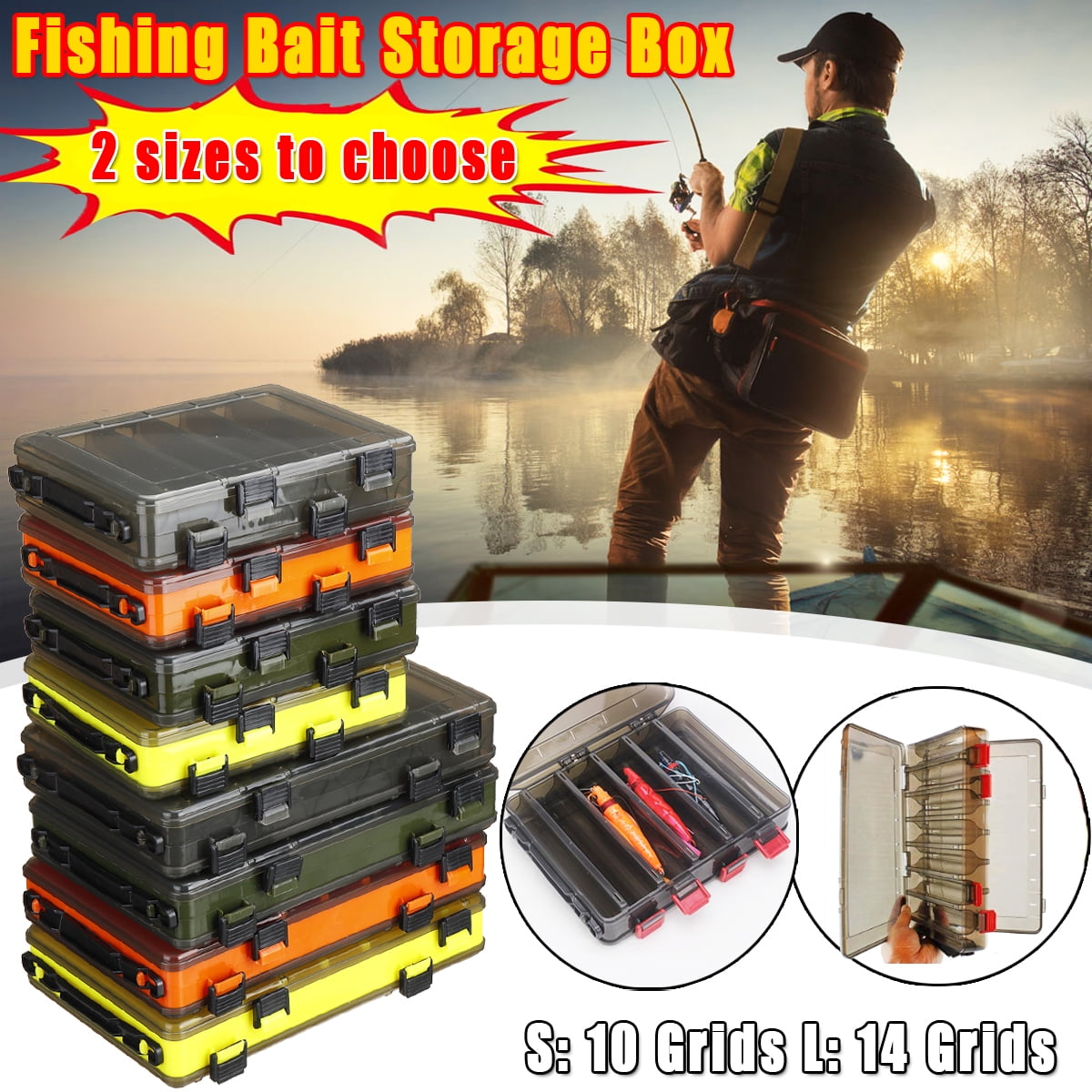plastic bait storage