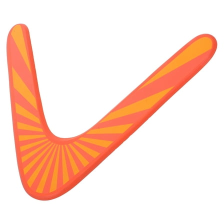 WRITWAA Orange Wooden Boomerangs for Outdoor Sports and Recreation, Improve Motor Skills and Hand-Eye Coordination