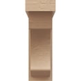 thumbnail image 2 of 5"W x 10"D x 15"H Classic Emerson Rough Cedar Woodgrain TimberThane Corbel, Primed Tan, 2 of 6