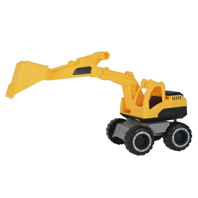 Simulation Inertial Engineering Vehicle Children‘S Excavator Toy Construction Vehicle Inertial Bulldozer Boy Simulation Model Car(Excavator)