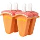 thumbnail image 1 of Watermelon Ice Lolly Moulds with Sticks, Handles Reusable, Easy to Demould, Drip-Proof, Easy to Remove Reusable Ice Cream Mould, 1 of 2