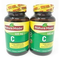 Nature Made Vitamin C 500 mg Liquid Softgels 60 Soft Gels (Pack of 2)