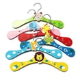 thumbnail image 1 of Juego de 6 perchas de madera con diseño de perrito de dibujos animados para mascotas/perchas para ropa., 1 of 5