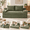 Dark Green, variant on 70'' Corduroy Boneless Couch Convertible Sofa Bed Loveseat, Comfy Sleeper Couch with Pull Out Bed, Cup Holders & Storage Pockets, Small Couch for Small Spaces Apartment Furniture, Green