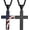 1 Black, variant on American Flag Patriotic Cross Religious Jewelry Pendant Necklace