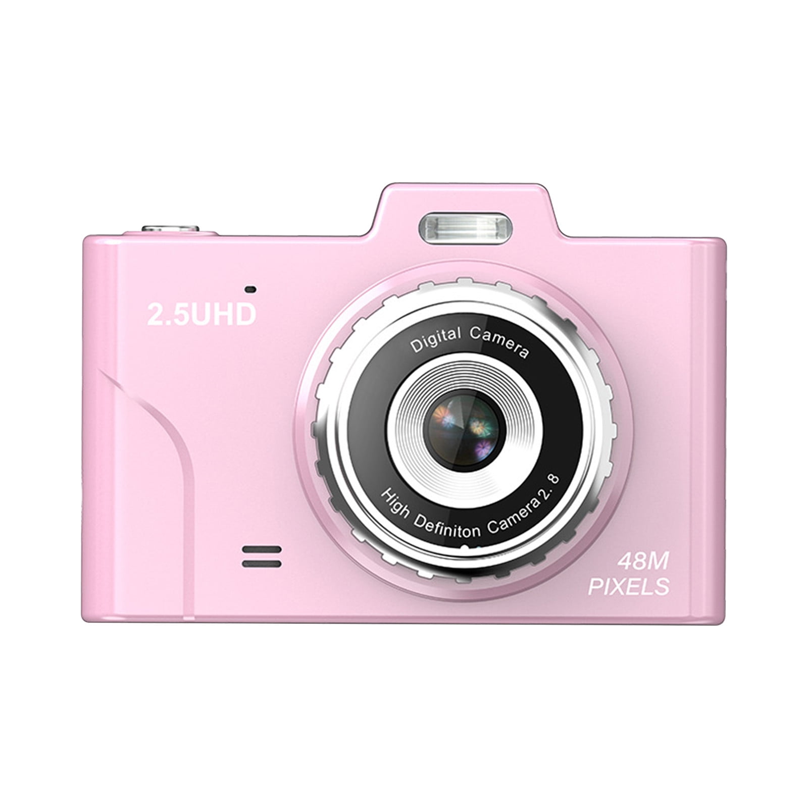 Yarino Digital Cameras for Photography Adults Digital Cameras 2.8-inch 4800W High-definition Large Screen 8X Digital Zoom Capables Of Photos Small Digital Motion Cameras,Pink