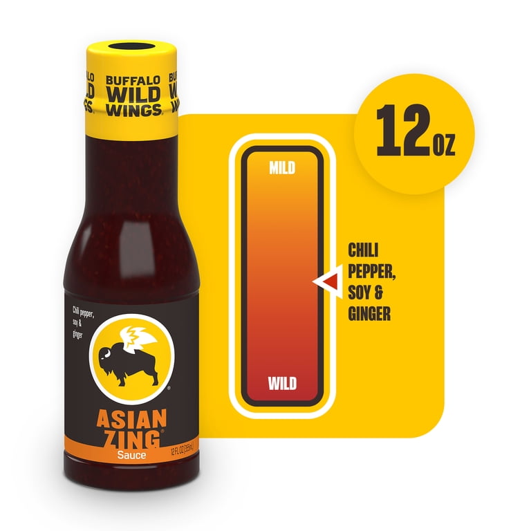 Buffalo Wild Wings Asian Zing Sauce, 12 fl. oz. (Pack of 4